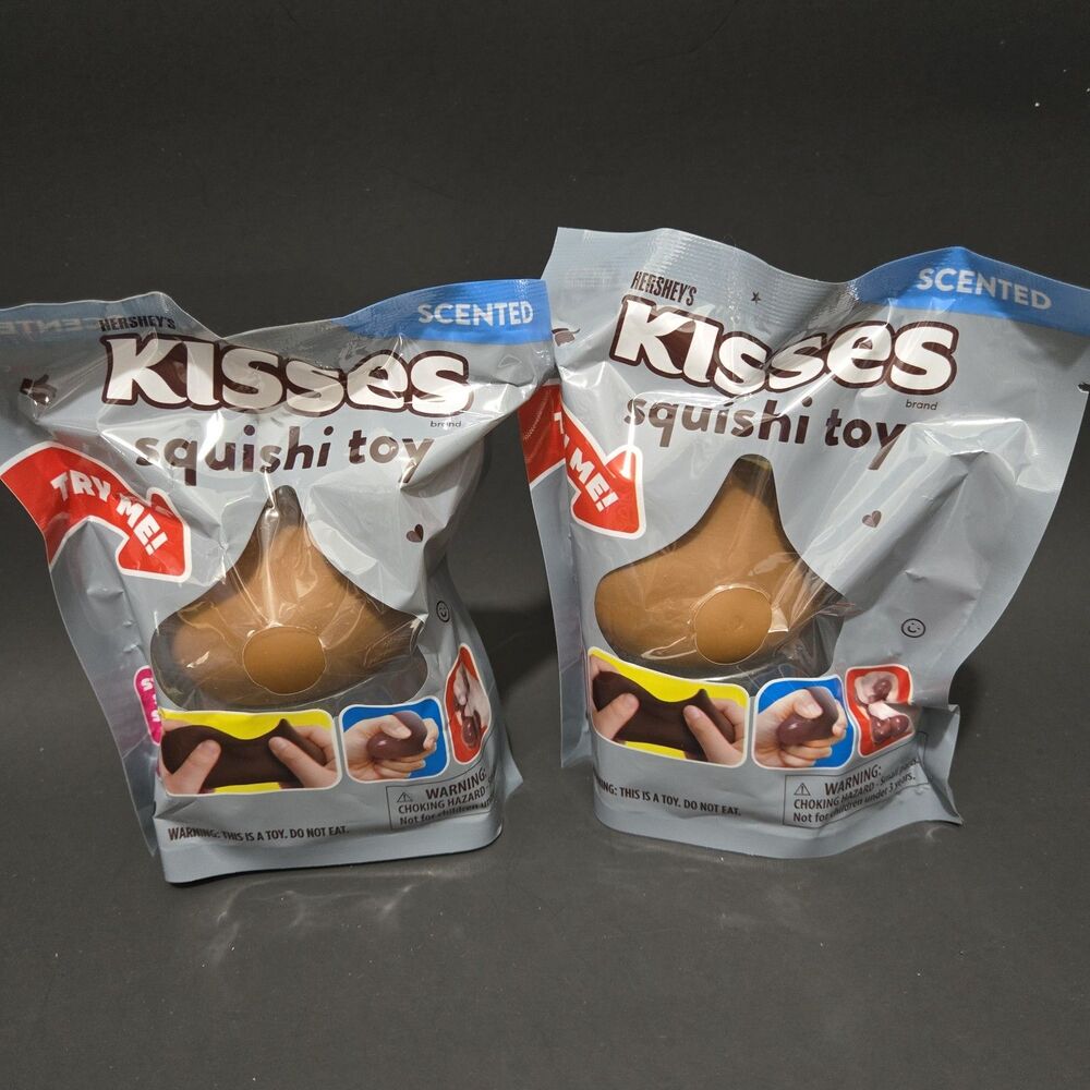 Hersheys Kisses Squishi Squishy Scented Toy Lot of 2